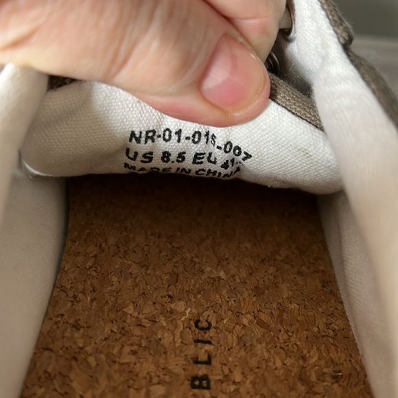 Like new New Republic Taupe Sneakers - Picture 5 of 6